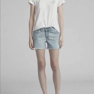 Rag and Bone boyfriend jean shorts Rye